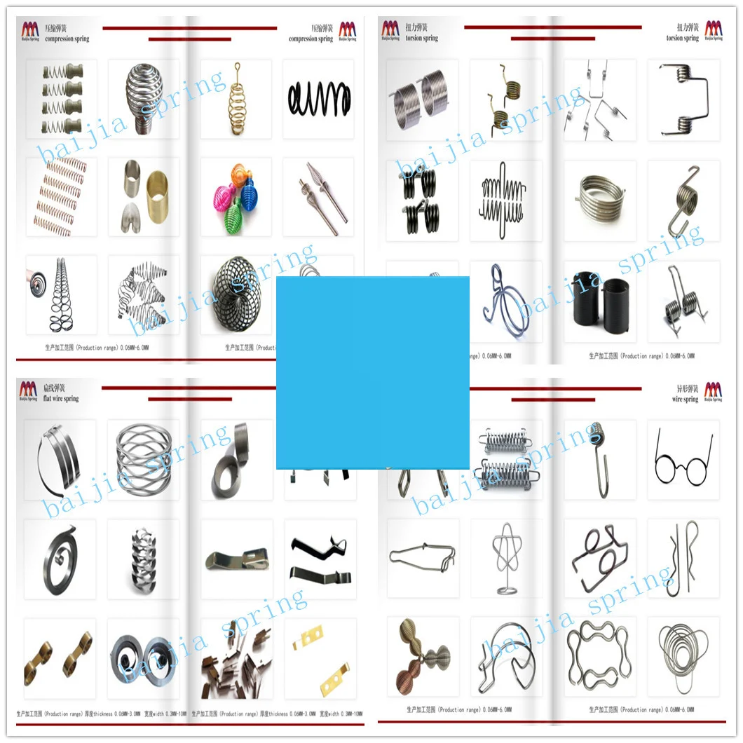 Square Section Spring Lock Washers Bird Cage Trap Torsion Springs Hook Made to Order Springs