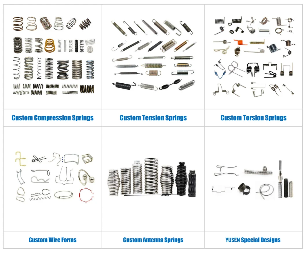 Medium Duty Black Coated Barrel Shape Antenna Spring